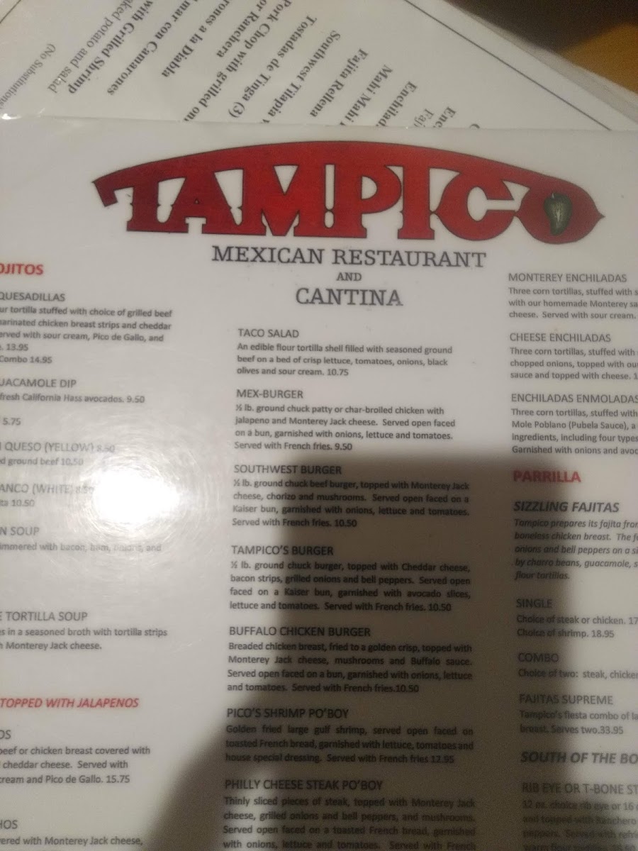 Menu Tampico's-2
